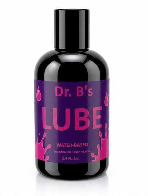 Dr. B’s Water-Based Personal Lubricant – Smooth, Non-Sticky Formula. 3.4 FL. OZ.