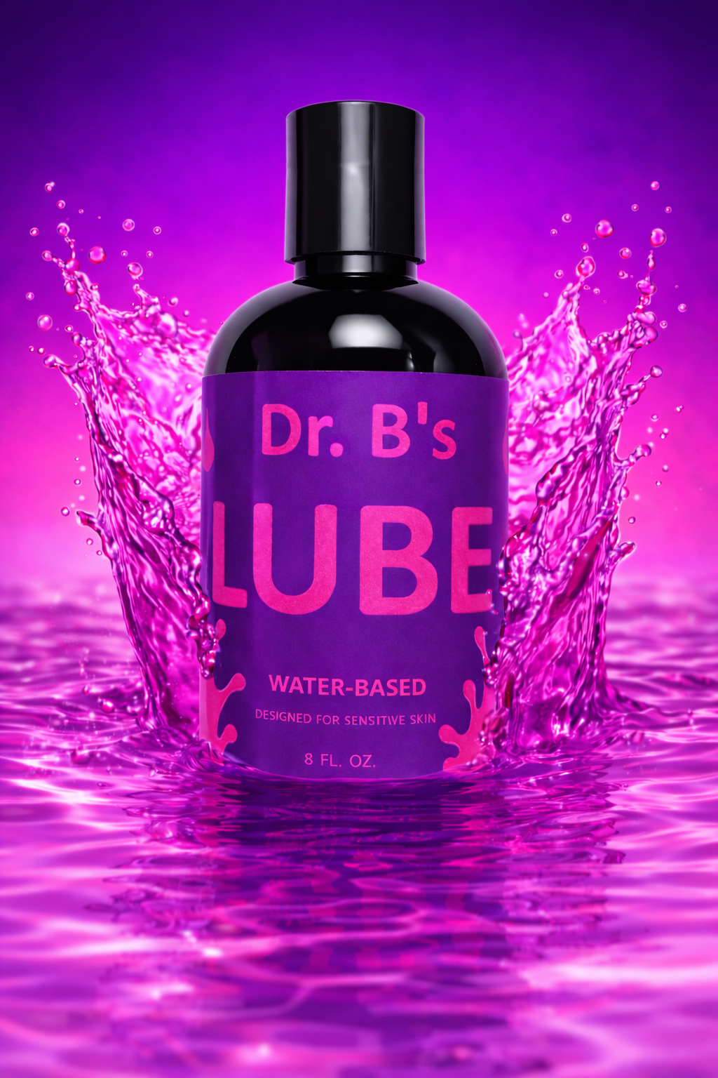 Dr. B’s Water-Based Personal Lubricant – Smooth, Non-Sticky Formula